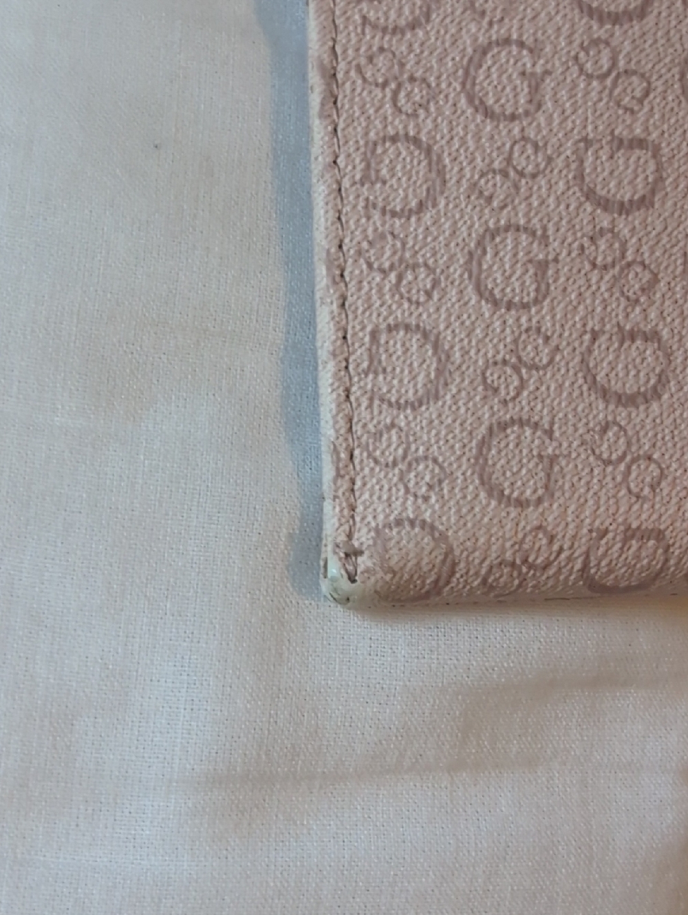 Guess Pink Signature Logo Wristlet - Picture 6 of 7
